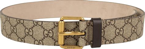 434520 gucci|Gucci Tiger Print GG Supreme Leather Belt 'Beige' .